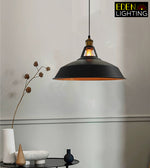 Black iron pendan light in Auckland