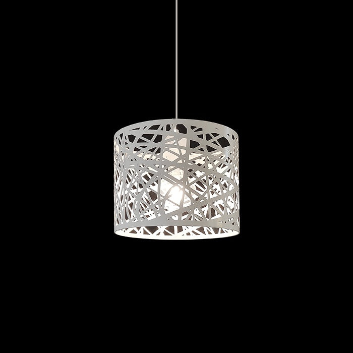 Pendant light with a decorative cage design nz homes