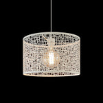 Pendant light with geometric patterned shade auckland