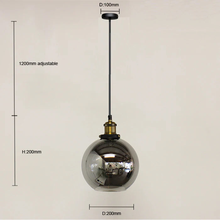 Pendant light with measurements NZ