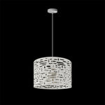 Pendant light with textured white shade west auckland