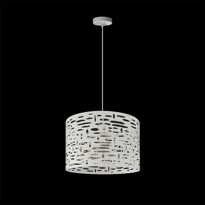Pendant light with textured white shade west auckland