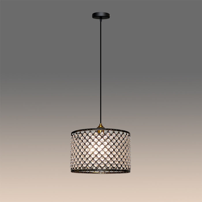 Pendant light with decorative cage shade nz shownroom