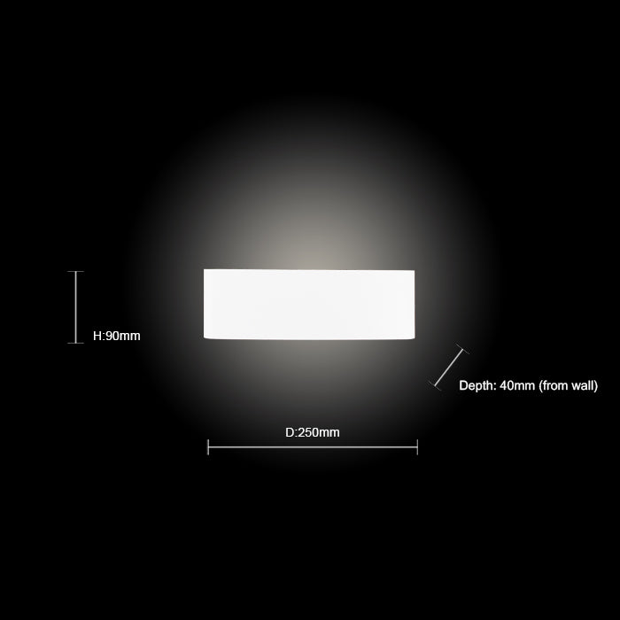 Rectangular light fixture with dimensions nz