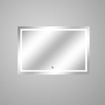 Rectangular mirror with a light frame nz homes