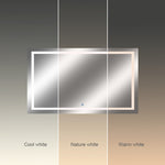 Rectangular mirror with three color options nz homes