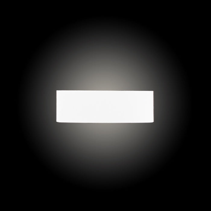 Rectangular white light source on a black background nz