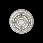 Round ceiling light fixture with concentric circles auckland