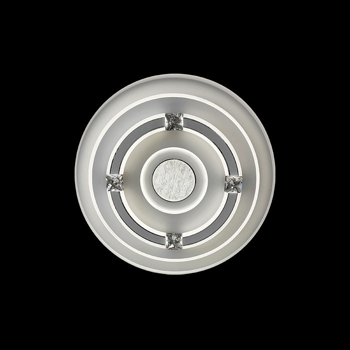 Round ceiling light fixture with concentric circles auckland