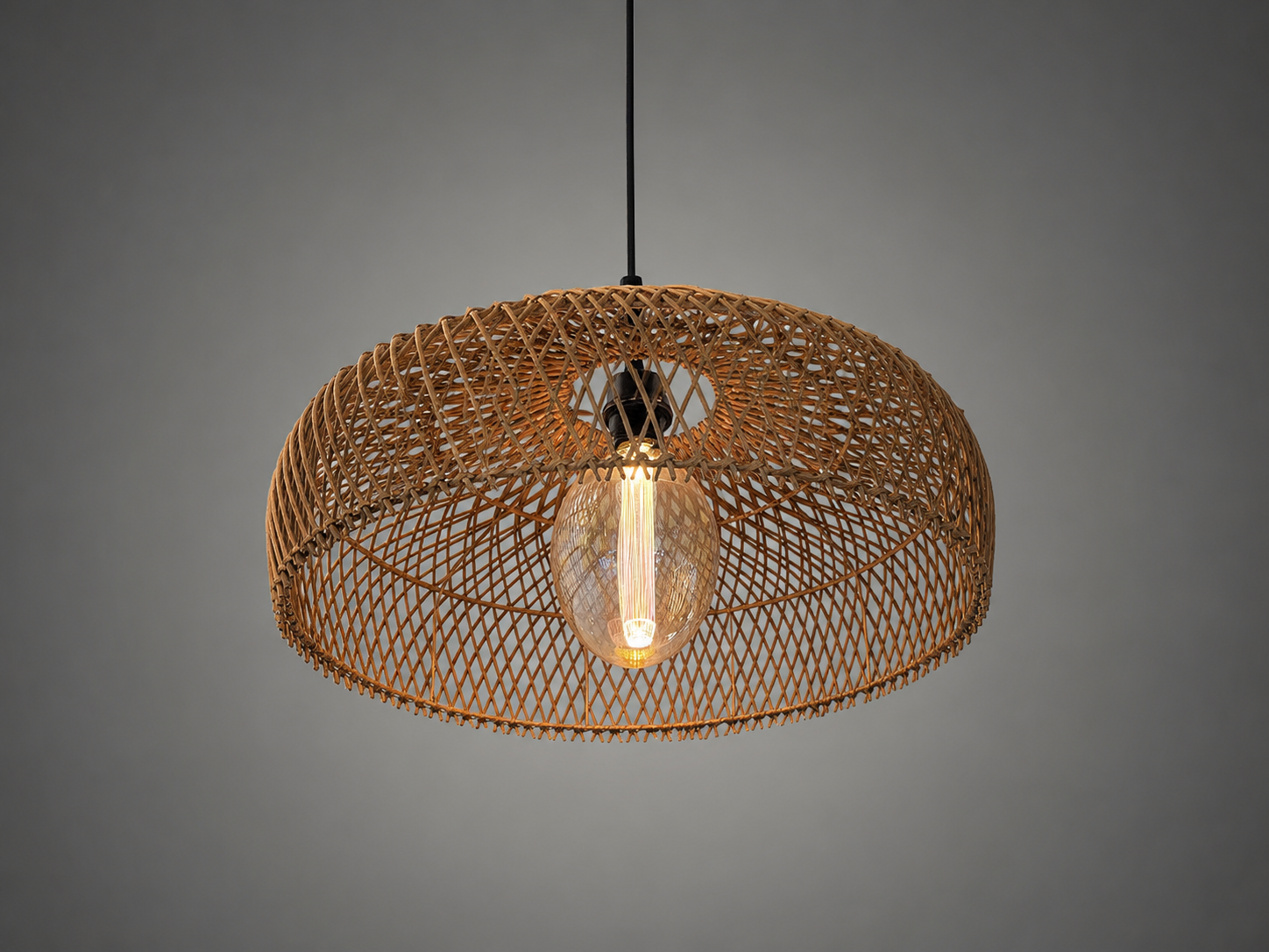 Handwoven Rattan Pendant Light 8055-400