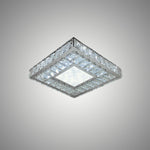 Square ceiling light fixture with crystal accents west auckland
