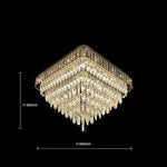 Square crystal chandelier dimensions auckland