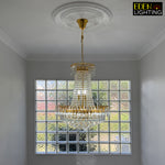 Stairway crystals pendant light - eden lighting New zealand