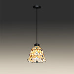 Tiffany-style pendant light with stained glass shade auckland_edenlighting