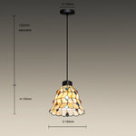 Tiffany-style pendant lamp with dimensions nz