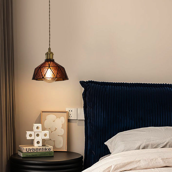 elegant vintage pendant for warm bedroom Auckland
