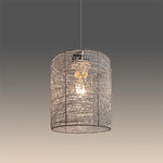 Wire mesh pendant light silver auckland homes