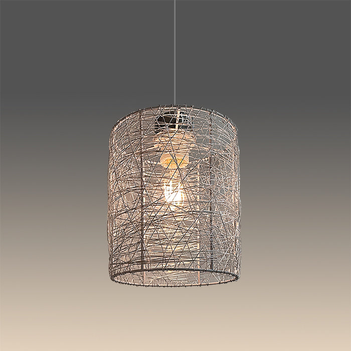 Wire mesh pendant light silver auckland homes