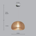 Wooden pendant light with dimensions nz