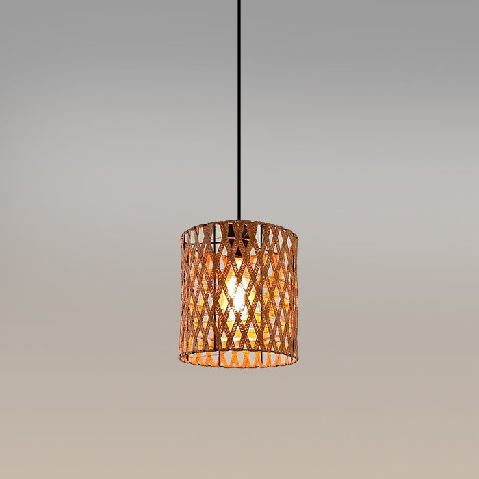 Woven pendant light above table nz homes edenlighting