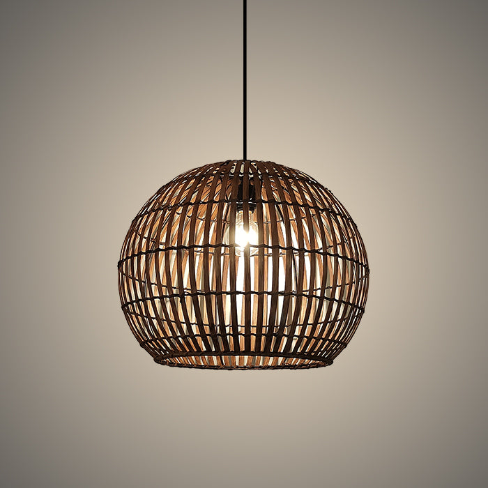 Woven pendant light fixture above kitchen island nz