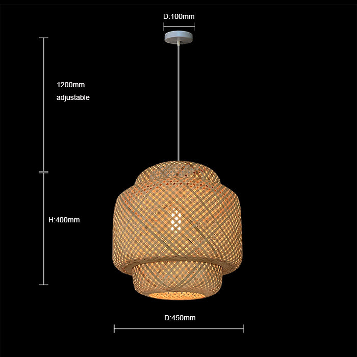 Woven pendant light with dimensions auckland