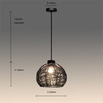 Woven pendant light with dimensions nz