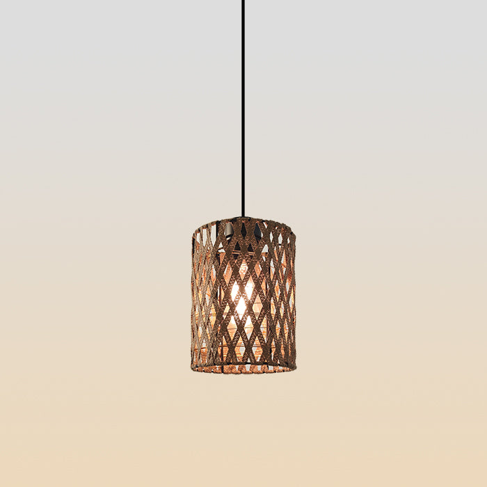 Woven pendant light fixture above table nz homes