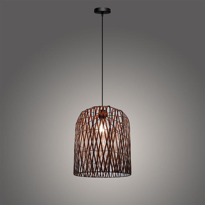 Woven pendant light for cafe fit-out Auckland