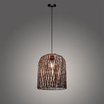 Woven pendant light for cafe fit-out Auckland