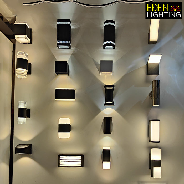 LED Outdoor Wall Light Black 6042A