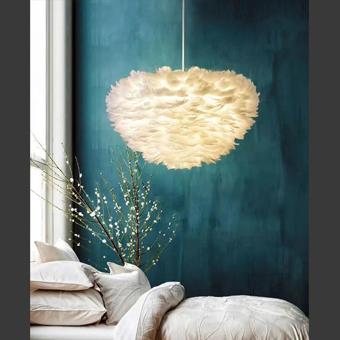 Art Deco white pendant light for dining space in NZ home