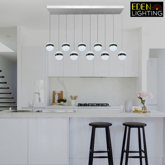 linear ball crystal pendant for kitchen island Auckland