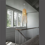 wooden pendant lighting for stairs Auckland