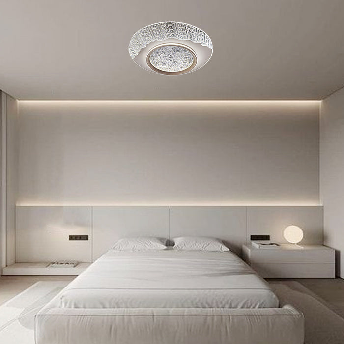 Modern bedroom LED ceiling light fixture - Eden lighting NZ