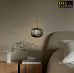  smoke glass pendant light for bedside table nz