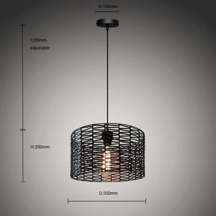 belt lampshade pendant diameter NZ