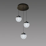 black LED pendant light modern lighting shop - eden lighting NZ