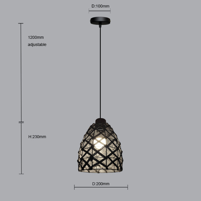 Pendant light with dimensions  nz showroom