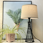 black table lamp modern design lighting shop East Auckland