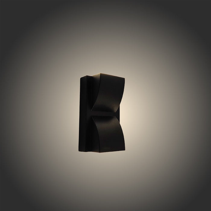 Modern black outdoor wall light fixture eden lighting shop NZ