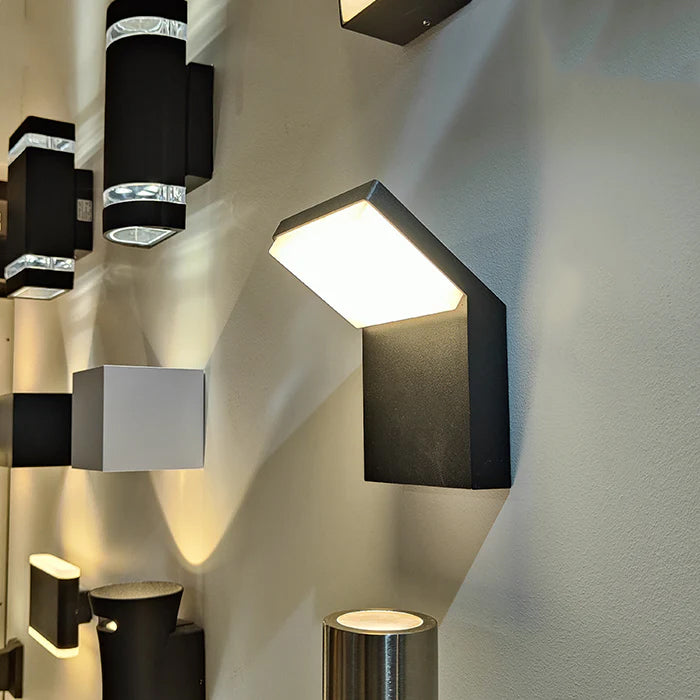black wall light for modern shownroom auckland