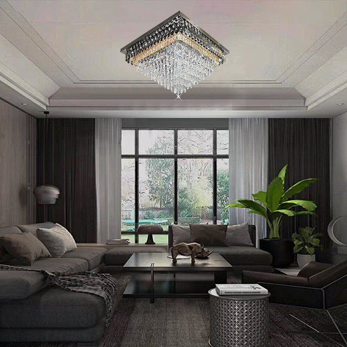 crystal ceiling pendant light for foyer Auckland