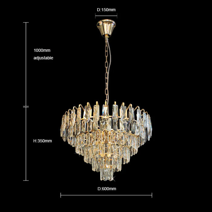 Chandelier with dimensions Auckland