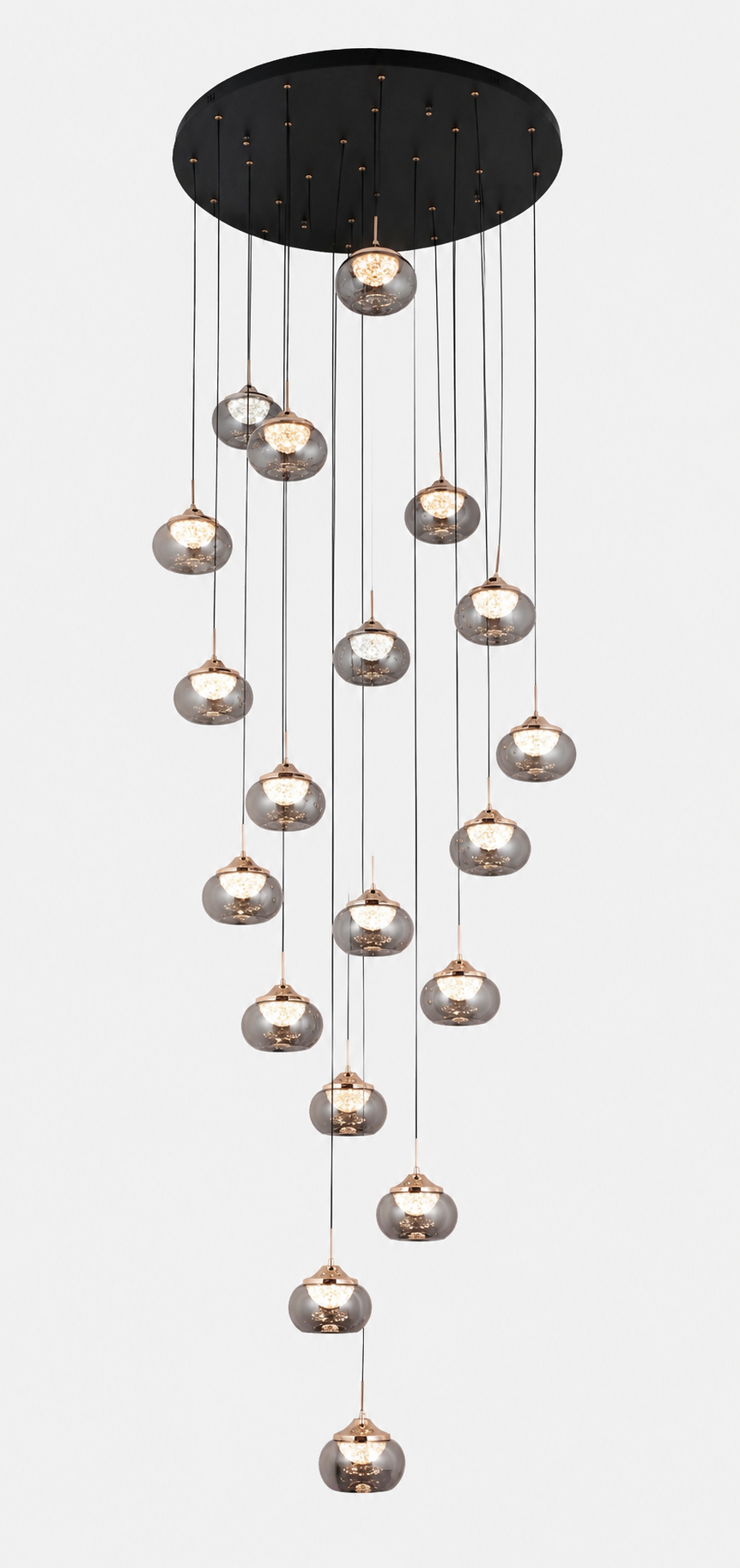 Contemporary cluster LED pendant light 2526-18