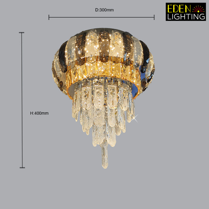 small crystal pendant for cosy size bedroom auckland
