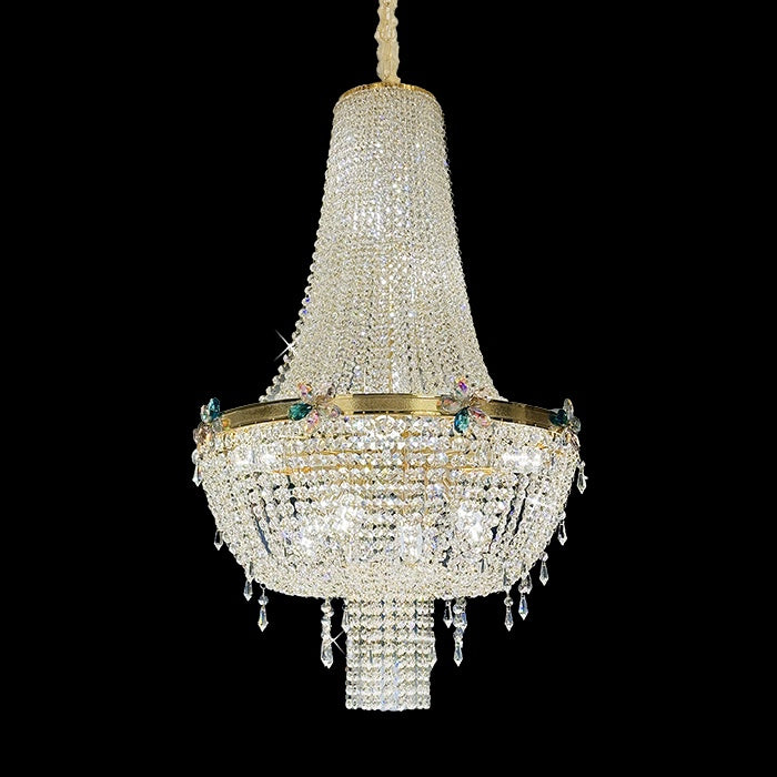 modern crystal chandelier for high ceiling living room Auckland