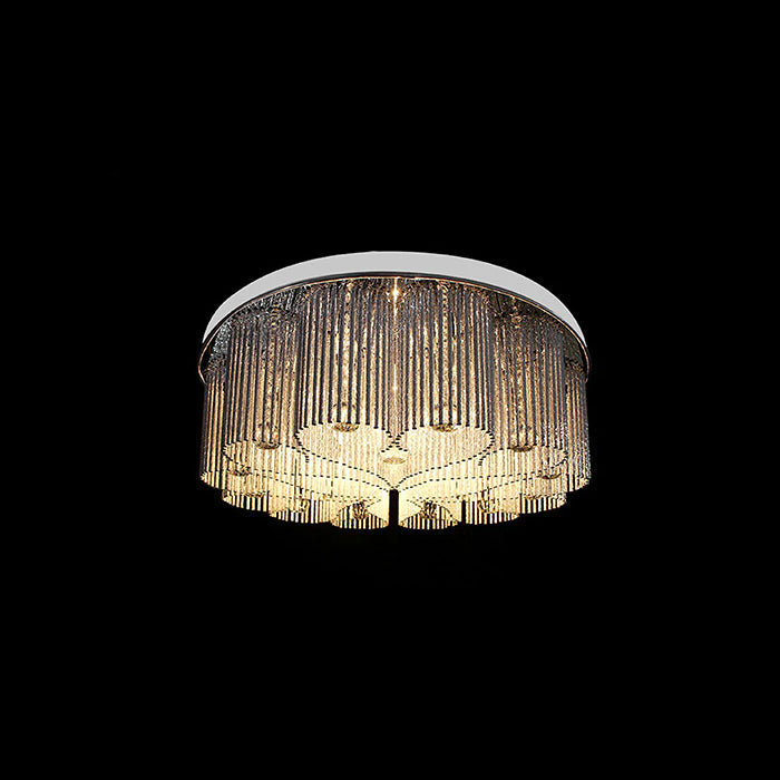 crystal flush mount ceiling light for luxury homes auckland