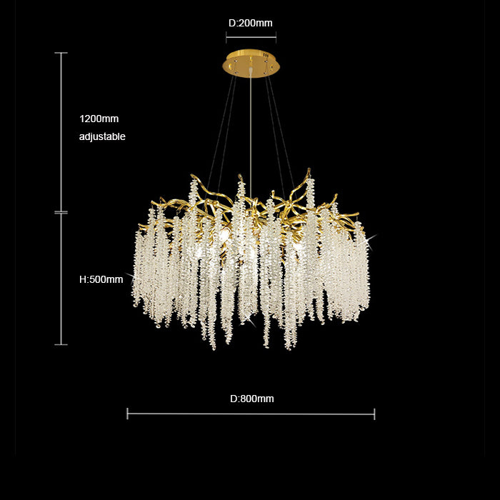 luxury crystal lighting for wedding venue NZ