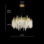 luxury crystal lighting for wedding venue NZ
